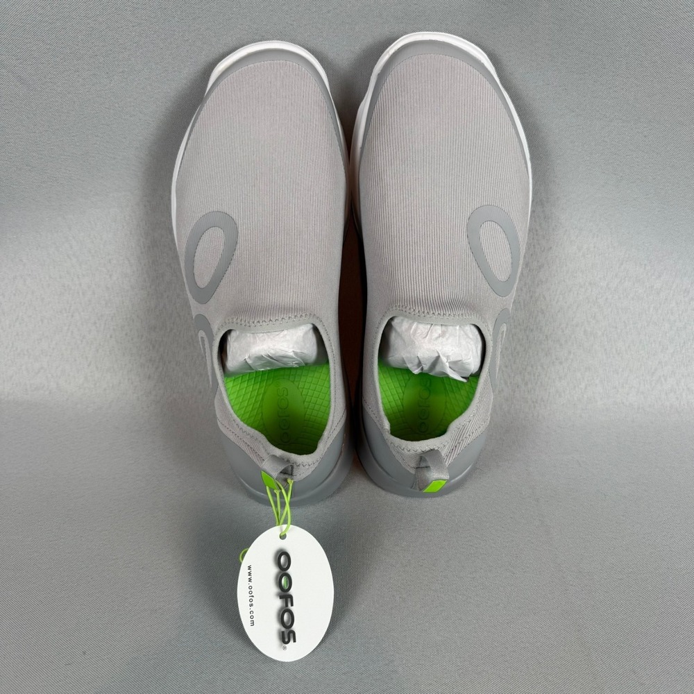 Oofos OOmg Sport Recovery Sneakers Mens 9 Slate Fade Gray Slip-On Light New NIB - Picture 8 of 9